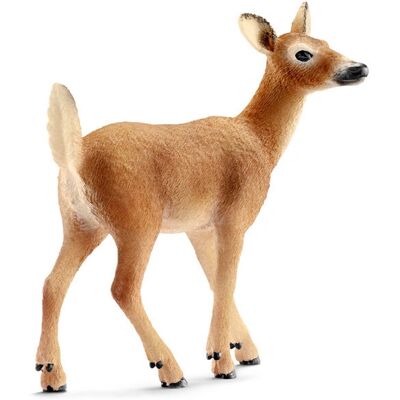 Schleich veado marrom com cauda branca - Brinquedo infantil Schleich veado marrom com cauda branca - Brinquedo infantil