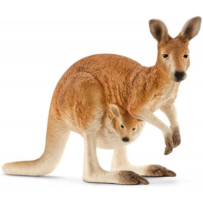 Figurina de cangurul Wild Life de la Schleich - Jucărie pentru copii Figurina de cangurul Wild Life de la Schleich - Jucărie pentru copii