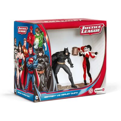 Figura infantil de brinquedo Schleich - Batman vs. Harley Quinn Figura infantil de brinquedo Schleich - Batman vs. Harley Quinn