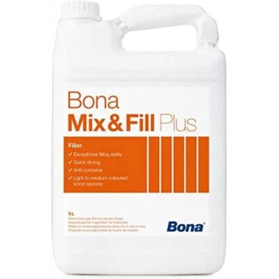 Bona Lt5 Di Mix&fill Plus - Enduit à Base d'Eau Anticorrosif - Professionnel Rapide - Publicité Bona Lt5 Di Mix&fill Plus - Enduit à Base d'Eau Anticorrosif - Professionnel Rapide - Publicité