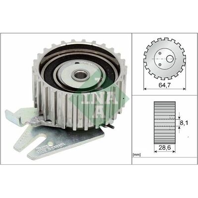 INA 531 0254 30 Spannrolle, kamrem - Timing Belt Tensioner INA 531 0254 30 Spannrolle, kamrem - Timing Belt Tensioner