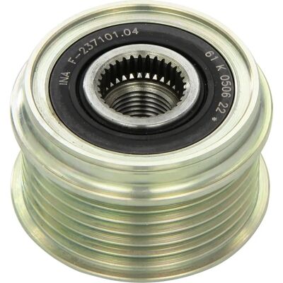 INA Alternator Pulley - Vrij loop, BMW, Opel, Ford - 6 Groeven INA Alternator Pulley - Vrij loop, BMW, Opel, Ford - 6 Groeven
