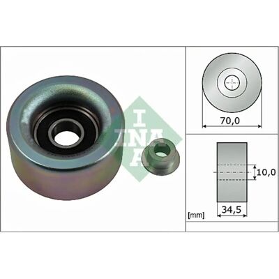 INA 532 0590 10 Vaimenninpyörä - V-kulmarengas INA 532 0590 10 Vaimenninpyörä - V-kulmarengas