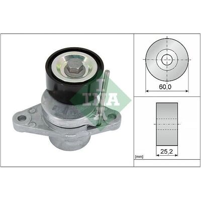 INA - 534047410 - 60mm - 25mm - Remstrammer INA - 534047410 - 60mm - 25mm - Remstrammer