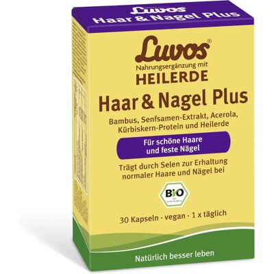 Luvos Bio Heilerde Haar & Nagel Kapseln - Gesundheit & Schönheit Luvos Bio Heilerde Haar & Nagel Kapseln - Gesundheit & Schönheit