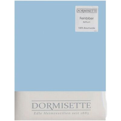 DORMISETTE WITT-PBK-Bettlaken - Feinbiber, 150x250 cm, hellblau DORMISETTE WITT-PBK-Bettlaken - Feinbiber, 150x250 cm, hellblau