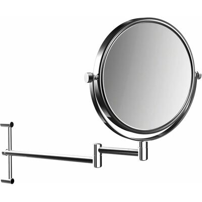Frasco Wandspiegel - Rund 2-armig 3x/1x Chrom Frasco Wandspiegel - Rund 2-armig 3x/1x Chrom