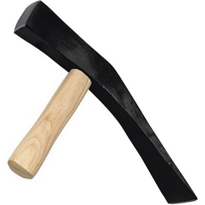 Martillo de pavimentación Renania - 2000g Cabeza de acero forjado - Mango de madera Martillo de pavimentación Renania - 2000g Cabeza de acero forjado - Mango de madera