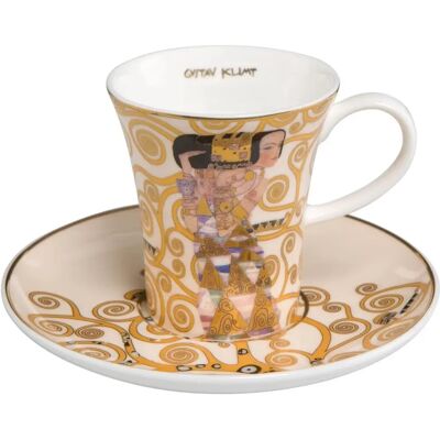 Taza de café Goebel Gustav Klimt - La Expectativa - Porcelana fina Taza de café Goebel Gustav Klimt - La Expectativa - Porcelana fina