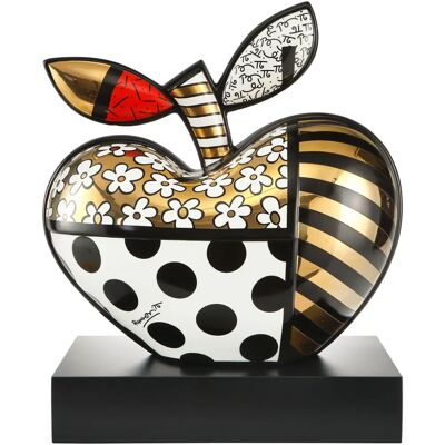 GOBEL Romero Britto Duża Jabłko Figura - Dekoracyjna Kolekcja GOBEL Romero Britto Duża Jabłko Figura - Dekoracyjna Kolekcja