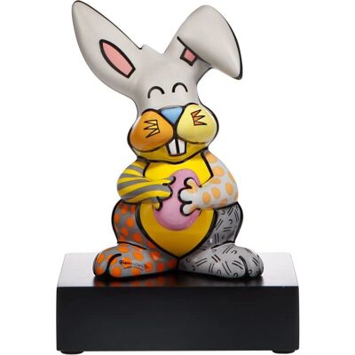 GOEBEL - Figur Romero Britto Grey Rabbit - wielobarwny - 16x23x13 cm - Figure GOEBEL - Figur Romero Britto Grey Rabbit - wielobarwny - 16x23x13 cm - Figure