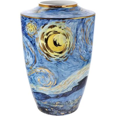 Goebel Vincent van Gogh - Sternennacht - niebiesko-żółty - Wysokość 24 cm - Ø 16 cm - Wazon Goebel Vincent van Gogh - Sternennacht - niebiesko-żółty - Wysokość 24 cm - Ø 16 cm - Wazon
