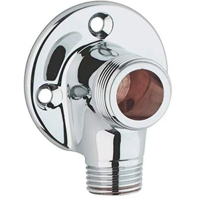 Grohe Chrom Wandflansch 3/4" x 1/2" - Absperrventiladapter Grohe Chrom Wandflansch 3/4" x 1/2" - Absperrventiladapter