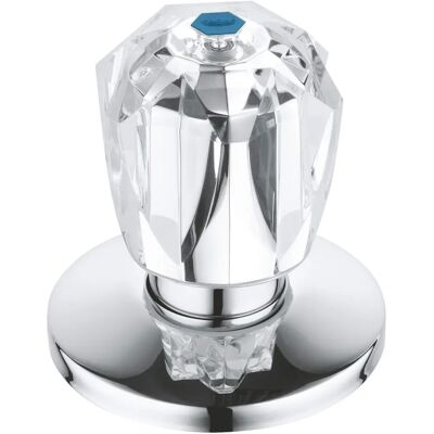 Pièce de valve Grohe Chrome Bleu - Compatible UP-Vent, Modèle 3/4" - Publicité Pièce de valve Grohe Chrome Bleu - Compatible UP-Vent, Modèle 3/4" - Publicité