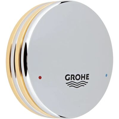 Grohe Abdeckkappe 46130 - Wasserhahngriffabdeckung - Chrom/Guld Grohe Abdeckkappe 46130 - Wasserhahngriffabdeckung - Chrom/Guld