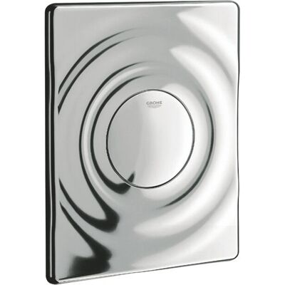 Grohe Surf Chrome - Plaque de chasse WC - Publicité Grohe Surf Chrome - Plaque de chasse WC - Publicité