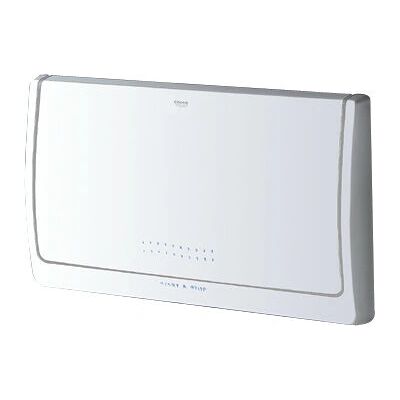 Grohe Plaque de Recouvrement Classique Blanche - Plaque de Toilette - Publicité Grohe Plaque de Recouvrement Classique Blanche - Plaque de Toilette - Publicité