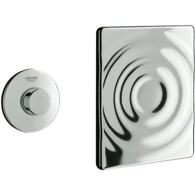 Grohe Actionneur Pneumatique - Bouton de surface 156x197mm - Chasse d'eau - Publicité Grohe Actionneur Pneumatique - Bouton de surface 156x197mm - Chasse d'eau - Publicité