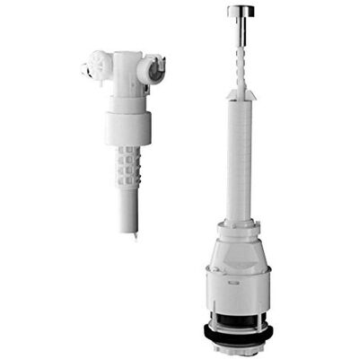 Grohe Chrom Servo-Set für Keramik-Spülkästen - Verstellbares Füllventil Grohe Chrom Servo-Set für Keramik-Spülkästen - Verstellbares Füllventil