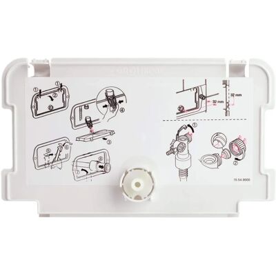 Grohe Modèle 37643000, 43966000 - Plaque de protection pour réservoir WC - Publicité Grohe Modèle 37643000, 43966000 - Plaque de protection pour réservoir WC - Publicité