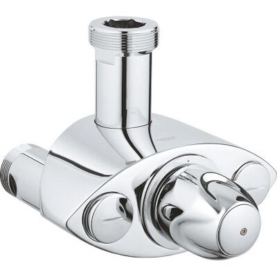 GROHE 35087000 Badarmatur - Thermostat, Wandmontage, Chrom GROHE 35087000 Badarmatur - Thermostat, Wandmontage, Chrom