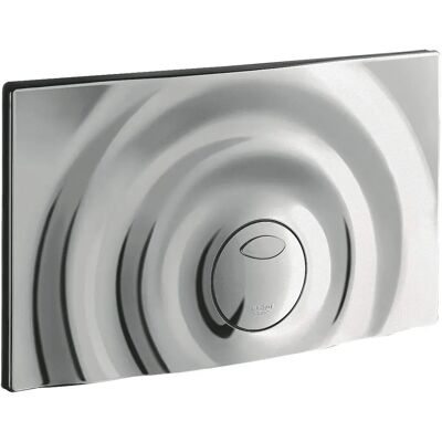 Plaque de commande Grohe Chrome pour WC - Partie de réservoir - Publicité Plaque de commande Grohe Chrome pour WC - Partie de réservoir - Publicité