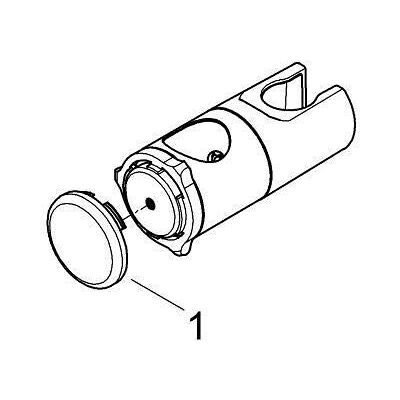 Suport de Duș Grohe Relexa - Suport Reglabil Cromat pentru Bare de Duș Suport de Duș Grohe Relexa - Suport Reglabil Cromat pentru Bare de Duș