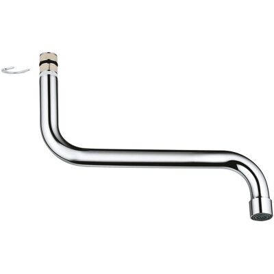 Pezzo rubinetto a forma di S di 180mm Grohe, cromo - Tipo di rubinetto Pezzo rubinetto a forma di S di 180mm Grohe, cromo - Tipo di rubinetto