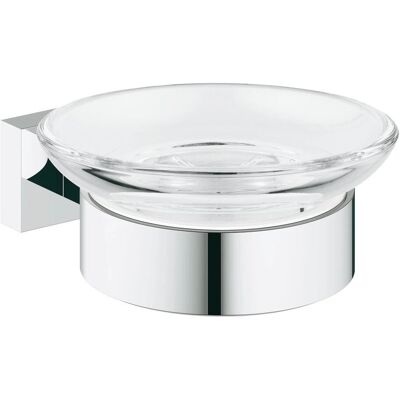 GROHE Essentials Cube Tava pentru săpun - Cromat - Design minimalist modern GROHE Essentials Cube Tava pentru săpun - Cromat - Design minimalist modern