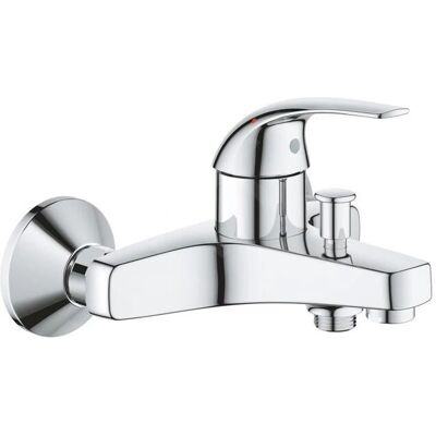 Grohe BauCurve - Montaj de baie pe perete - crom Grohe BauCurve - Montaj de baie pe perete - crom