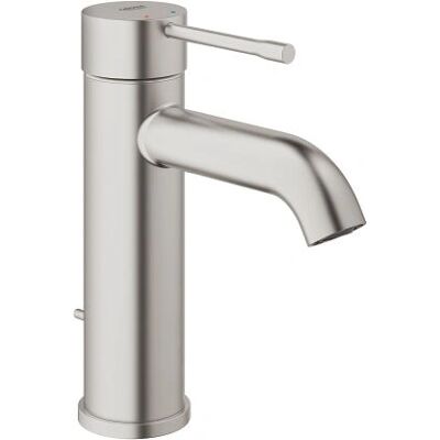 Bateria łazienkowa Grohe Supersteel - Jednouchwytowa, Zawiera odpływ, Ogranicznik przepływu Bateria łazienkowa Grohe Supersteel - Jednouchwytowa, Zawiera odpływ, Ogranicznik przepływu