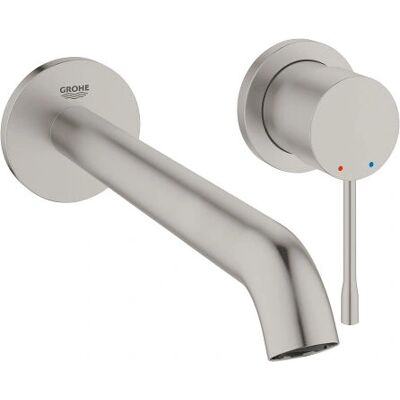 Grohe Essence 2-Hole Bathroom Faucet - Supersteel Grohe Essence 2-Hole Bathroom Faucet - Supersteel