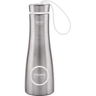 GROHE 40848SD0 Bouteille en acier inoxydable - 450ml Usage quotidien - Publicité GROHE 40848SD0 Bouteille en acier inoxydable - 450ml Usage quotidien - Publicité