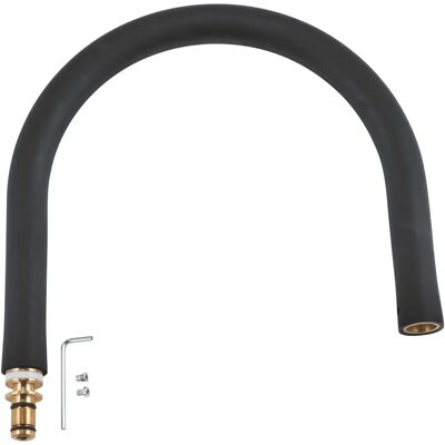 Grohe 46964KK0 Tuyau de douche GrohFlexx - Noir souple - Flexible de douche - Publicité Grohe 46964KK0 Tuyau de douche GrohFlexx - Noir souple - Flexible de douche - Publicité