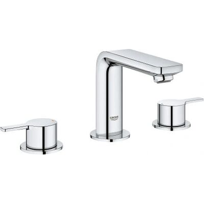 Bateria łazienkowa GROHE 20304001 - 3-otworowa mieszaczka umywalkowa, chrom, w zestawie odpływ Bateria łazienkowa GROHE 20304001 - 3-otworowa mieszaczka umywalkowa, chrom, w zestawie odpływ