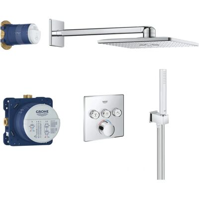 Grohe SmartControl Duschsystem - Rainshower Cube - Chrom Grohe SmartControl Duschsystem - Rainshower Cube - Chrom