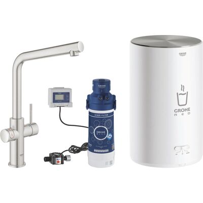 GROHE Red Duo Stål - Køkkenarmatur og kedelsystem GROHE Red Duo Stål - Køkkenarmatur og kedelsystem