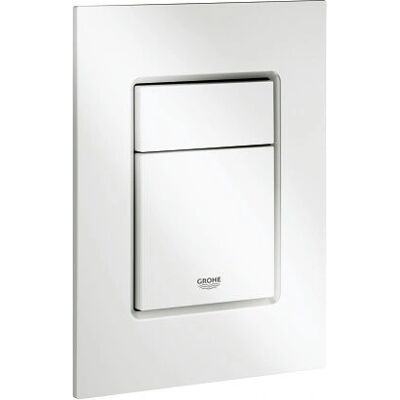 Grohe White Dual-Flush Toilet Button - Skate Cosmopolitan S Grohe White Dual-Flush Toilet Button - Skate Cosmopolitan S