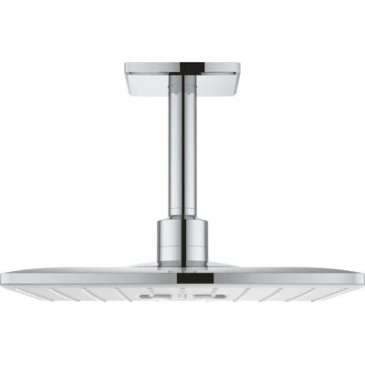 Grohe Rainshower SmartActive Cube Bianca Luna - Testa della doccia Grohe Rainshower SmartActive Cube Bianca Luna - Testa della doccia