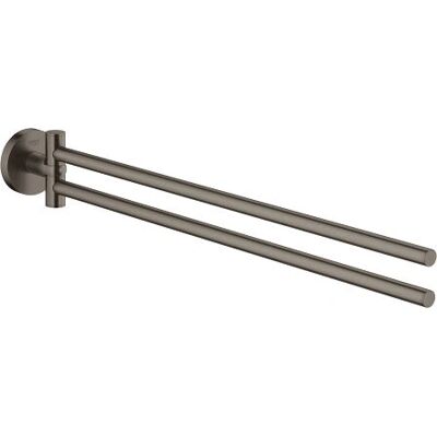 GROHE 40371AL1 Suport pentru prosoape, montat pe perete, grafit GROHE 40371AL1 Suport pentru prosoape, montat pe perete, grafit