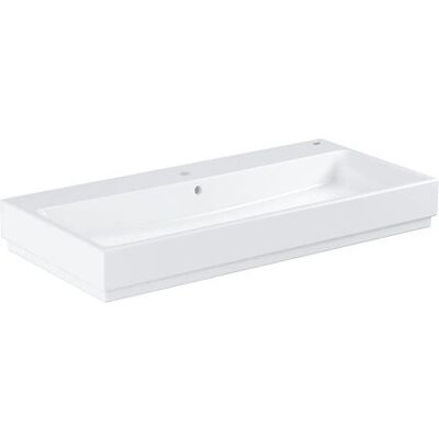 GROHE Badezimmerwaschbecken - Cube Keramik Rechteck 1000mm - Waschbecken GROHE Badezimmerwaschbecken - Cube Keramik Rechteck 1000mm - Waschbecken