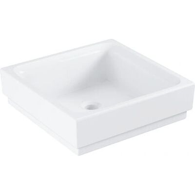 Lavabo in ceramica Grohe Cube - 400x400 mm, Bianco, PureGuard Lavabo in ceramica Grohe Cube - 400x400 mm, Bianco, PureGuard