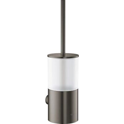 GROHE 40314AL3 Toilettenbürste & Halter - Wandmontage, gebürstet GROHE 40314AL3 Toilettenbürste & Halter - Wandmontage, gebürstet