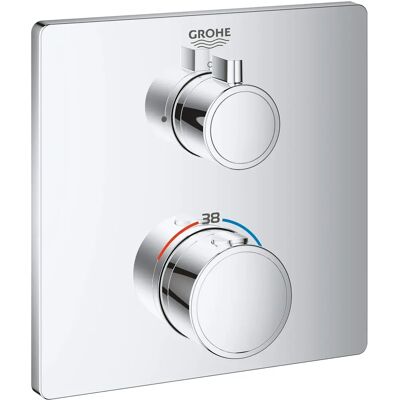 Grohe - Comutator de duș termostatic - Crom - Model 24078000 Grohe - Comutator de duș termostatic - Crom - Model 24078000