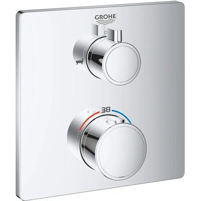 Grohe Grohtherm Comutator termostatic pentru baie - Dublu diverter - Cromat Grohe Grohtherm Comutator termostatic pentru baie - Dublu diverter - Cromat