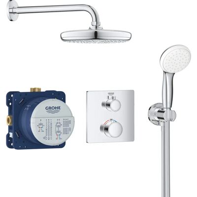 Système de Douche Grohe avec Tempesta 210 et Douchette - Salle de Bain - Publicité Système de Douche Grohe avec Tempesta 210 et Douchette - Salle de Bain - Publicité