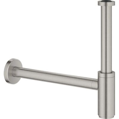 Grohe Siphon - Langlebiges Messing, SuperSteel-Finish, 1 1/4 Zoll Grohe Siphon - Langlebiges Messing, SuperSteel-Finish, 1 1/4 Zoll