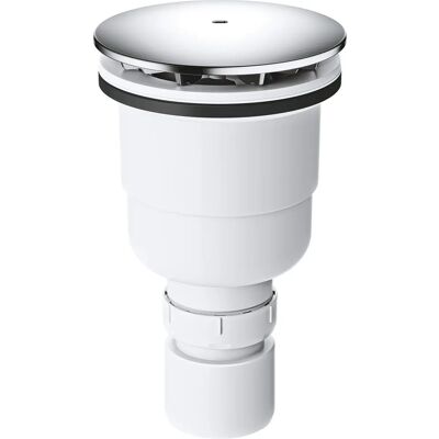 Accesoriu de drenaj Grohe - Ieșire verticală Cromată - 112mm - Suprafață durabilă StarLight - 66 l/min Accesoriu de drenaj Grohe - Ieșire verticală Cromată - 112mm - Suprafață durabilă StarLight - 66 l/min