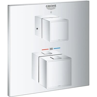 GROHE Grohtherm Cube Chrome - Robinet thermostatique de duș GROHE Grohtherm Cube Chrome - Robinet thermostatique de duș