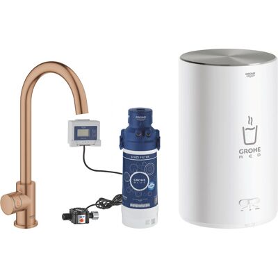 Grohe Rose Gold Wasserhahn mit Boiler - Hochdruck-Heißwasserspender Grohe Rose Gold Wasserhahn mit Boiler - Hochdruck-Heißwasserspender